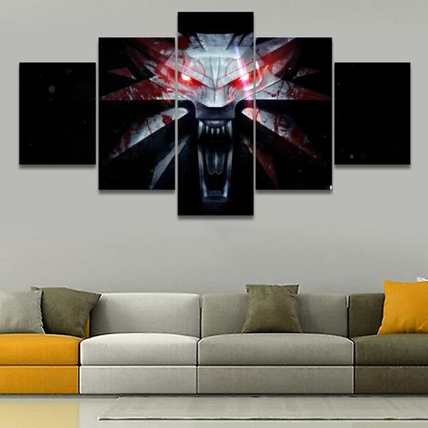 The Witcher Wild Hunt Kernun Wall Art Canvas