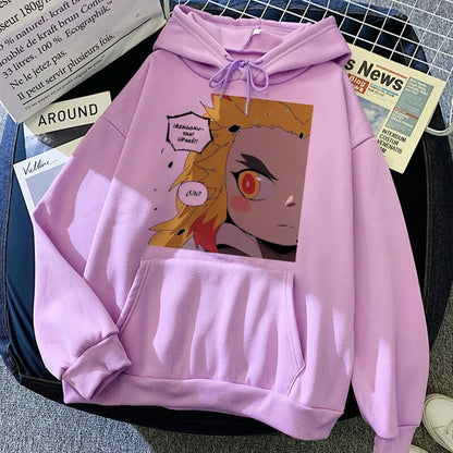 Demon Slayer Rengoku Kyoujurou Hoodies