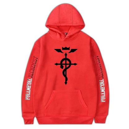 Fullmetal Alchemist Printed Loose Hoodie