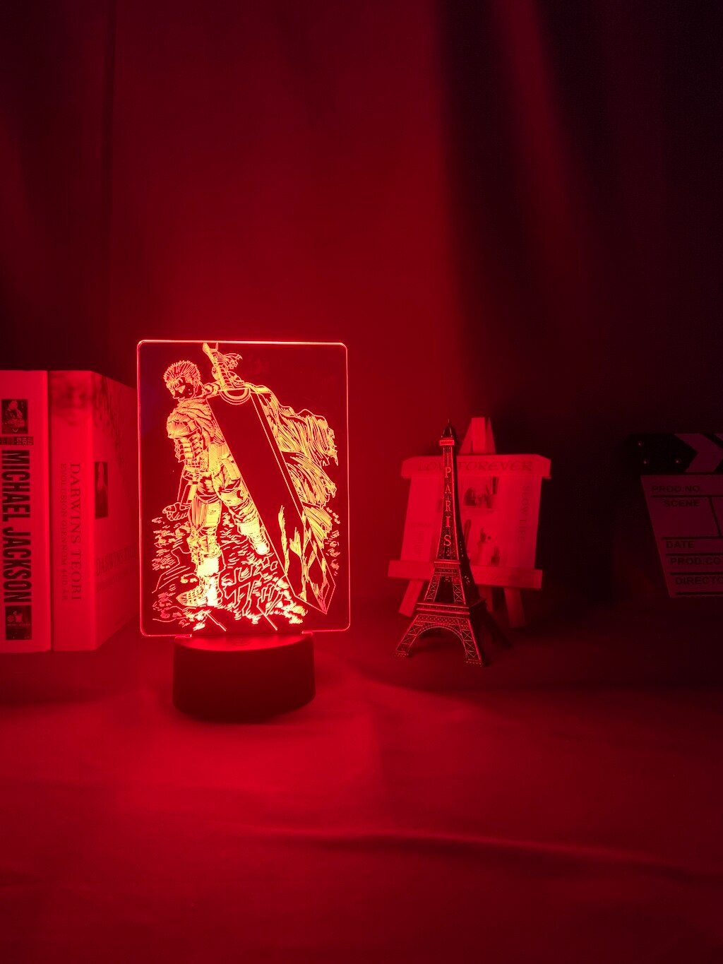 Berserk Guts 3D Lamp