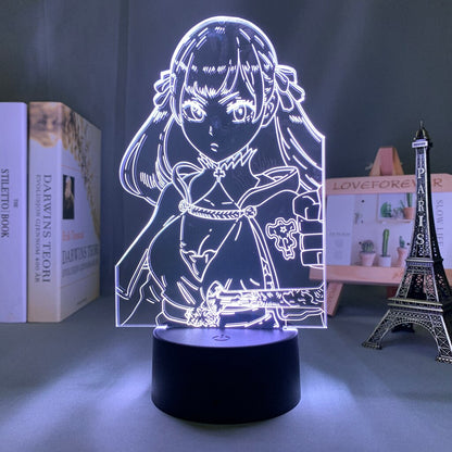 Black Clover Noelle Silva 3D Lamp