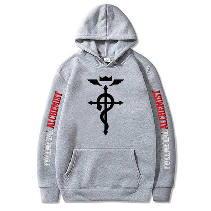 Fullmetal Alchemist Printed Loose Hoodie