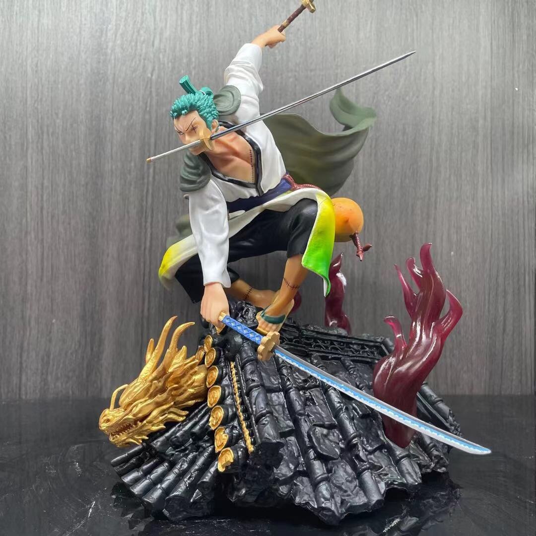 One Piece Roronoa Zoro Three-Knife Action Figure