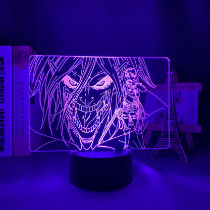 Attack on Titan Hero 3D Lamp