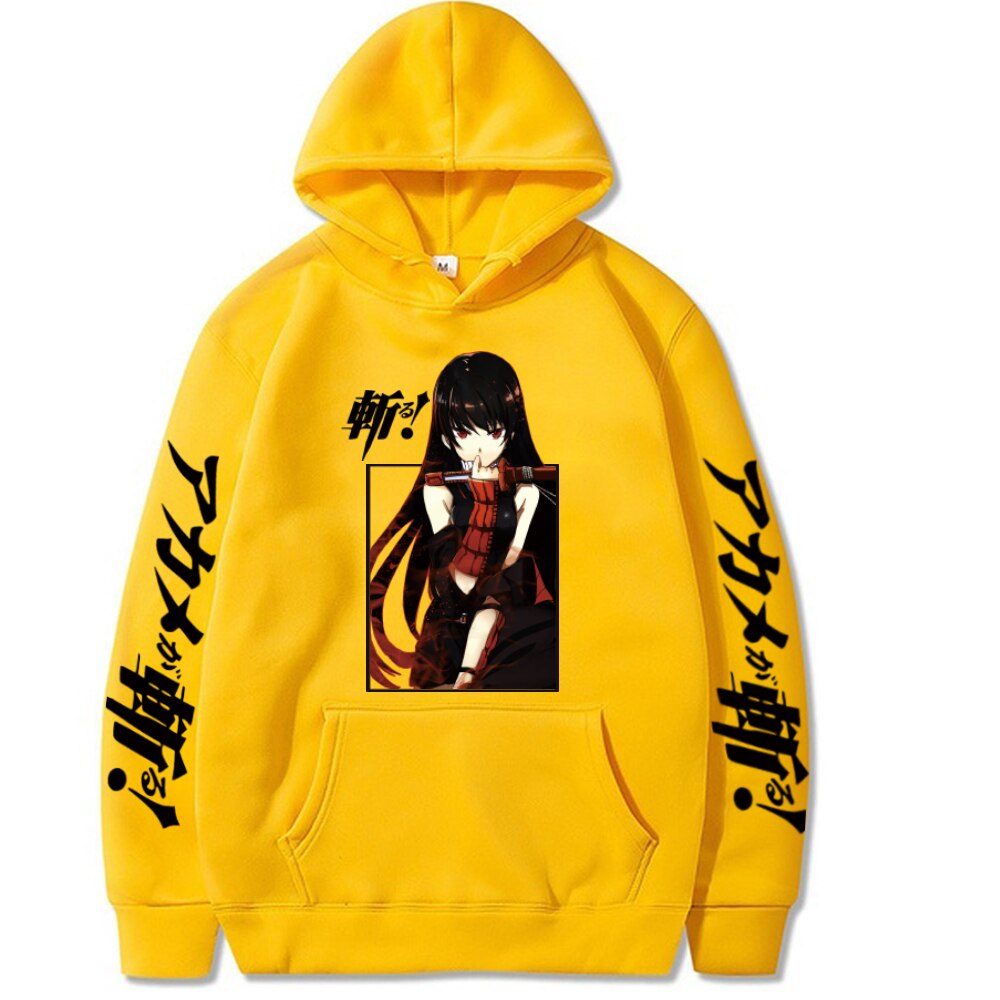 Akame Ga Kill Print Casual Hoodies