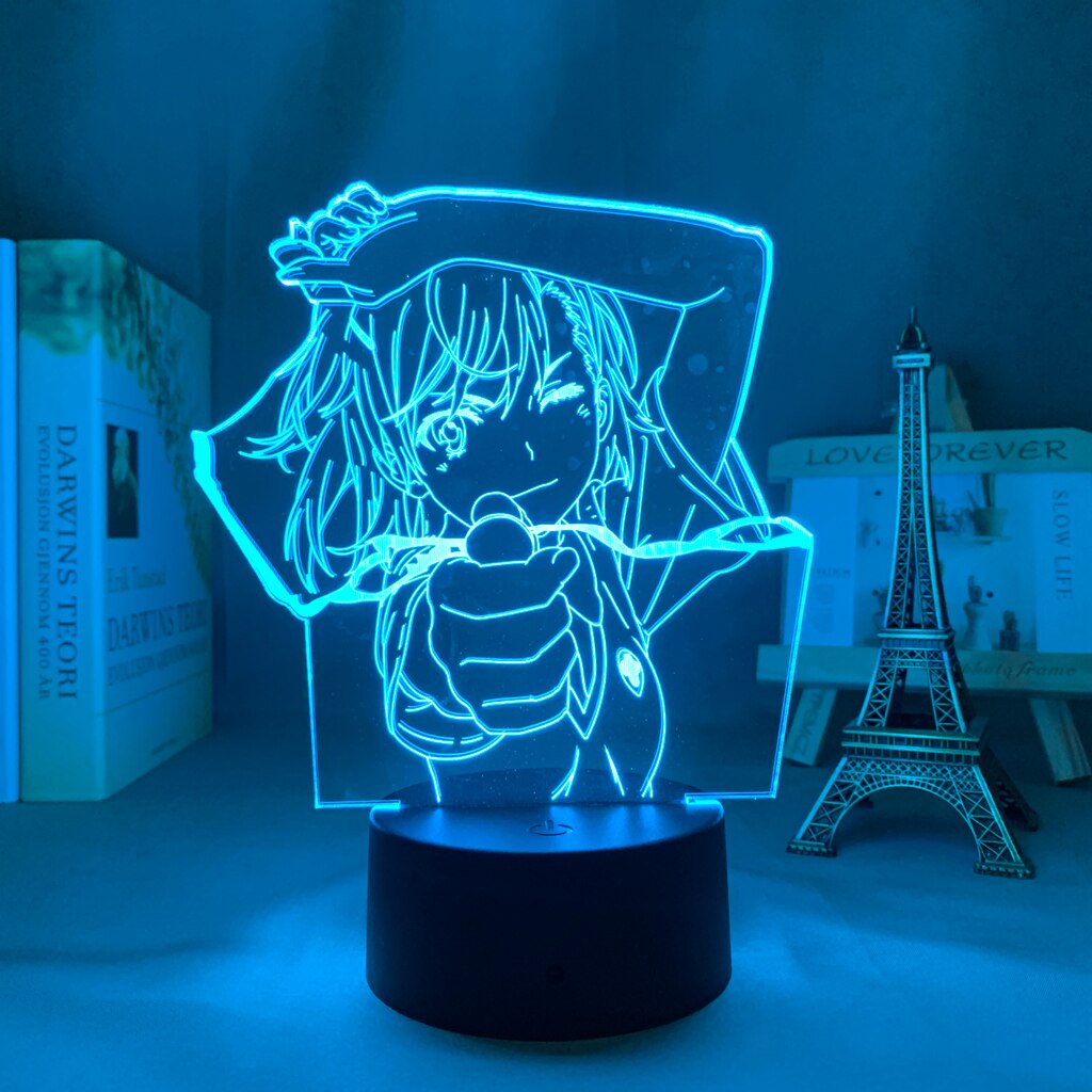 A Certain Scientific Railgun Misaka Mikoto 3D Lamp