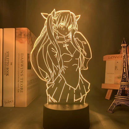 Fate Stay Night Rin Tohsaka 3D Lamp