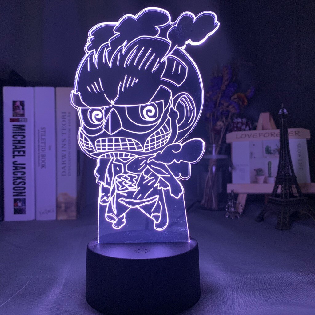 Attack on Titan Figure3D Lamp