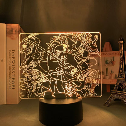 Demon Slayer Kimetsu No Yaiba 3D Lamp