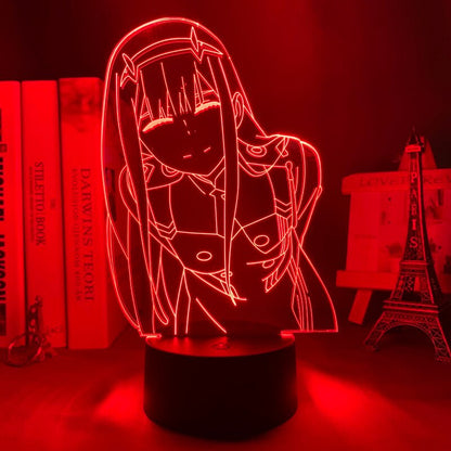 Darling In The Franxx Zero Two 3D Lamp