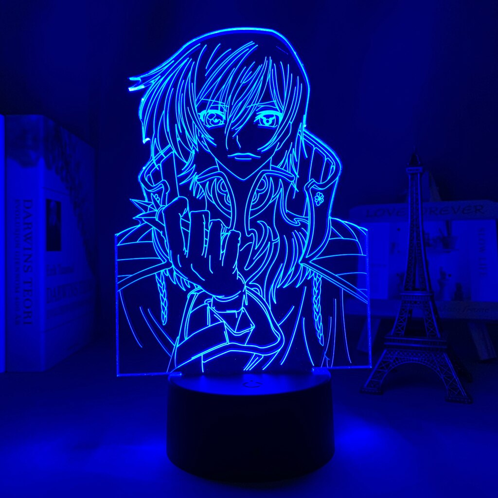 Code Geass Lelouch Lamperouge 3D Lamp