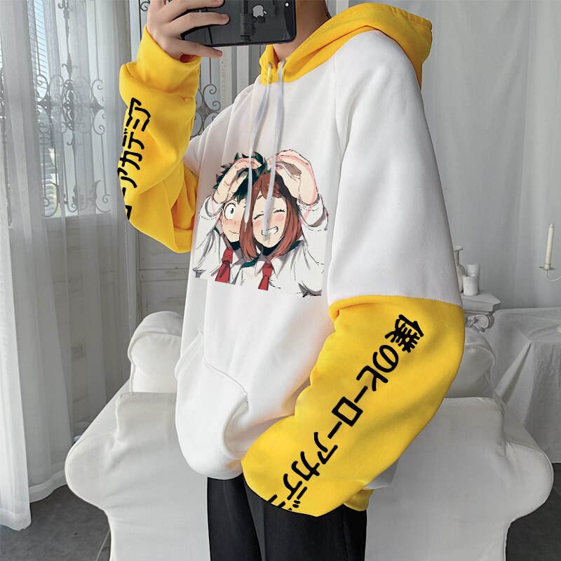 My Hero Academia Ochako Uraraka And Midoriya Izuku Hoodies