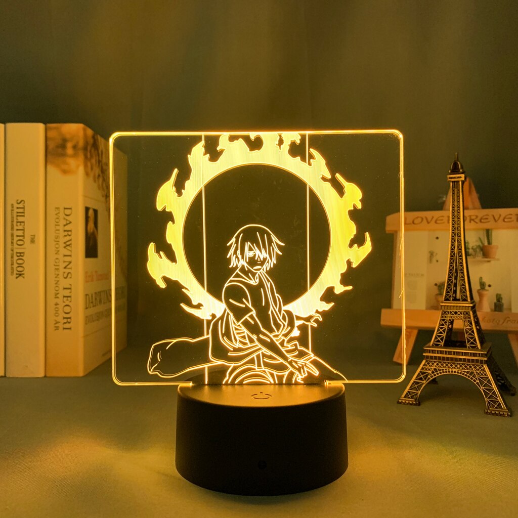 Fire Force Benimaru Shinmon 3D Lamp