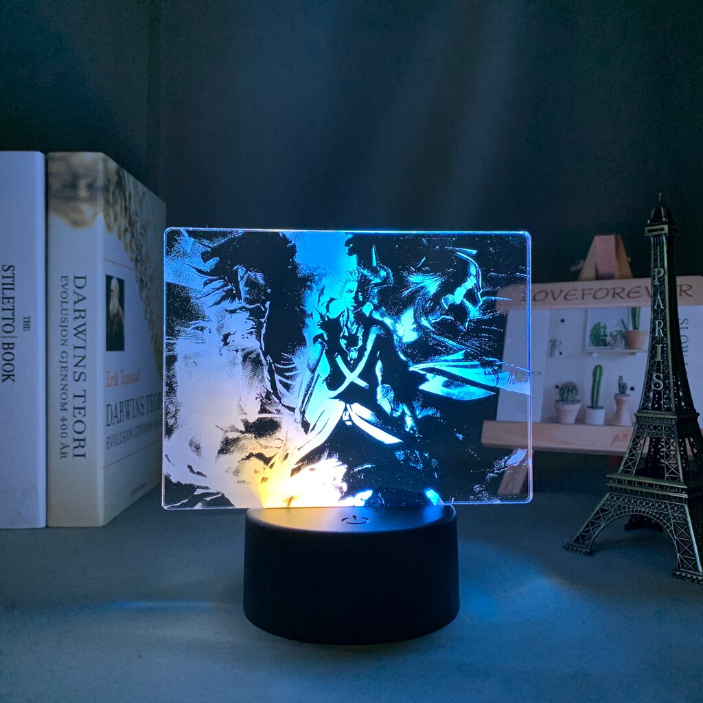 Dual Color Bleach Ichigo Kurosaki 3D Lamp