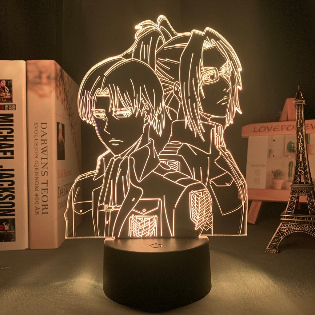 Attack on Titan Hange Zoe Acrylic 3D Lamp