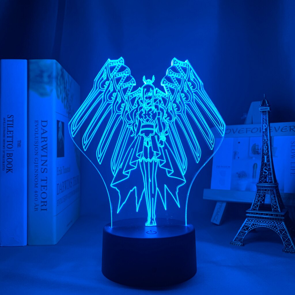 Fairy Tail Erza Scarlet 3D Lamp