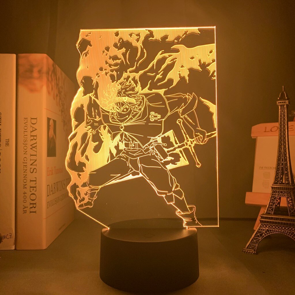 Black Clover Asta 3D Lamp