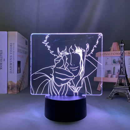 Cowboy Bebop Spike Spiegel 3D Lamp