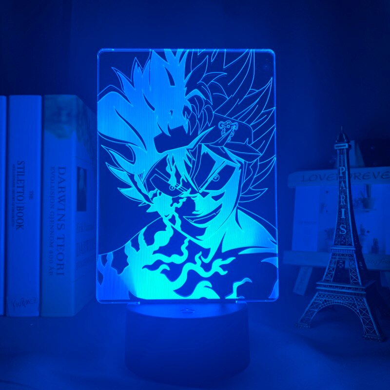 Black Clover Asta 3D Lamp