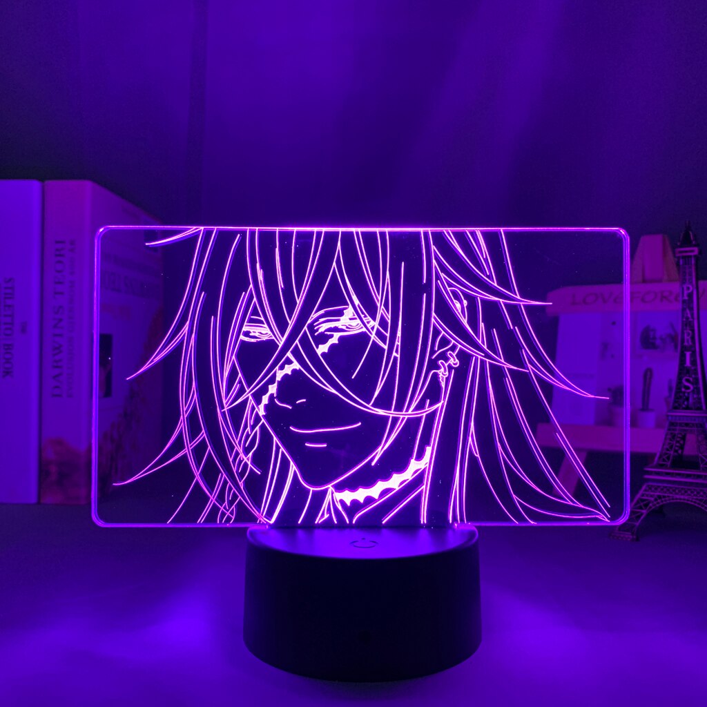 Anime Black Butler Undertaker 3D Lamp