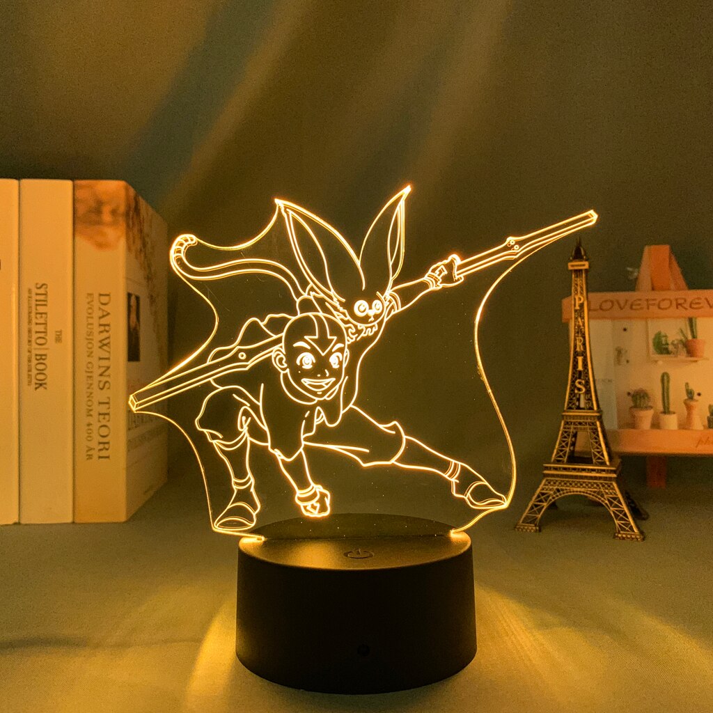 Avatar The Last Airbender Aang 3D Lamp