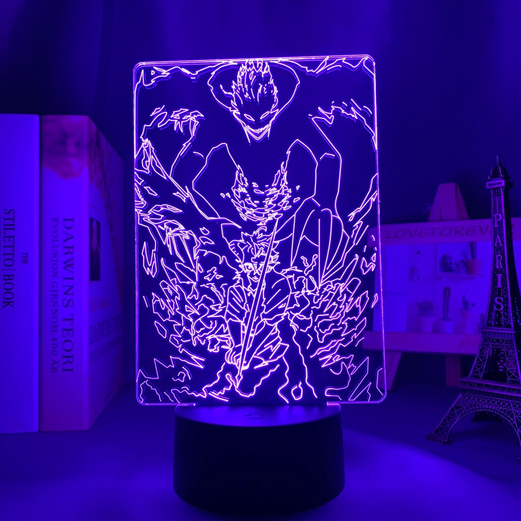 Black Clover 3D Lamp