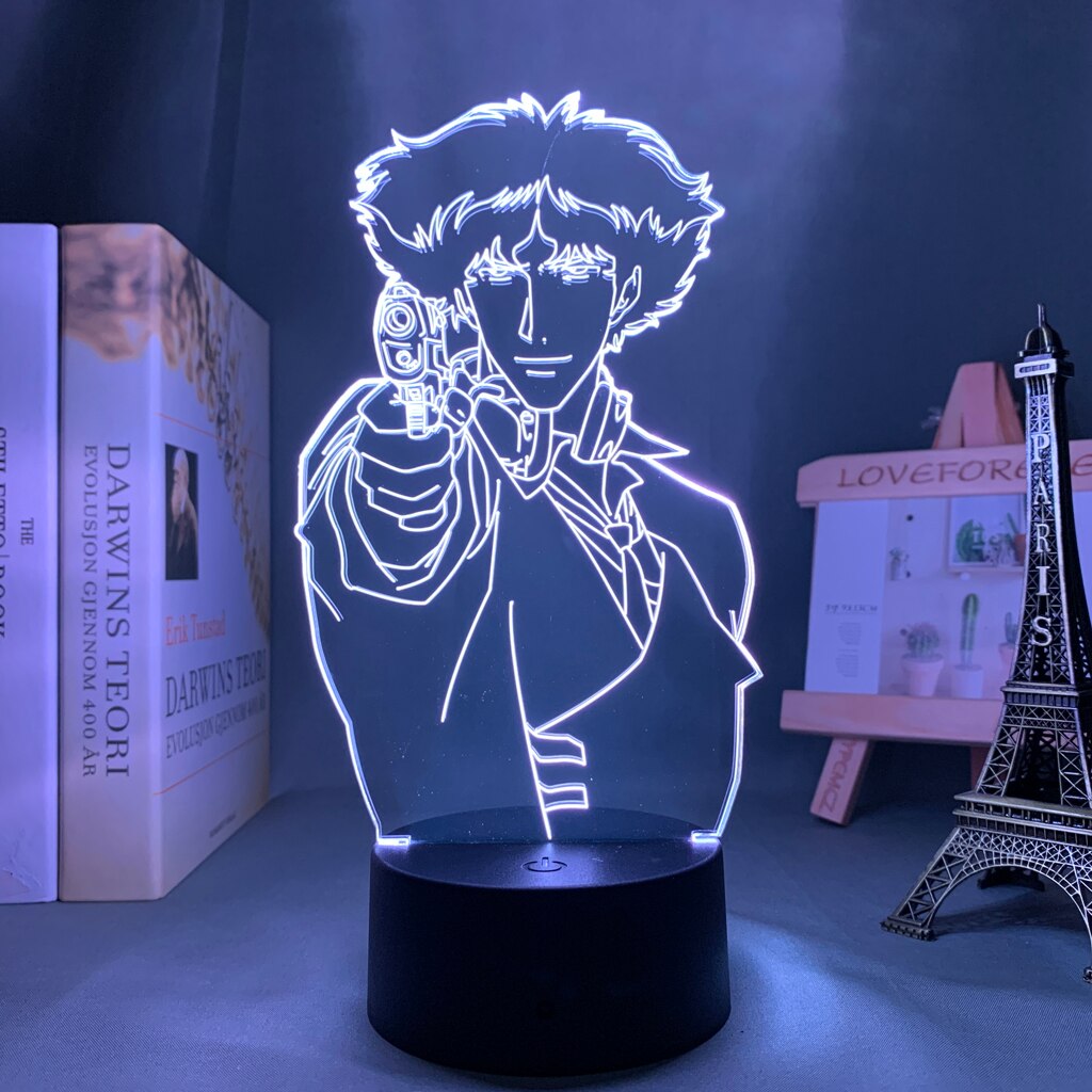 Cowboy Bebop Spike 3D Lamp