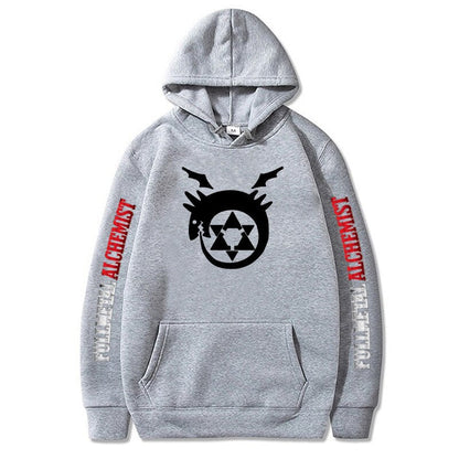 Fullmetal Alchemist Printed Loose Hoodie