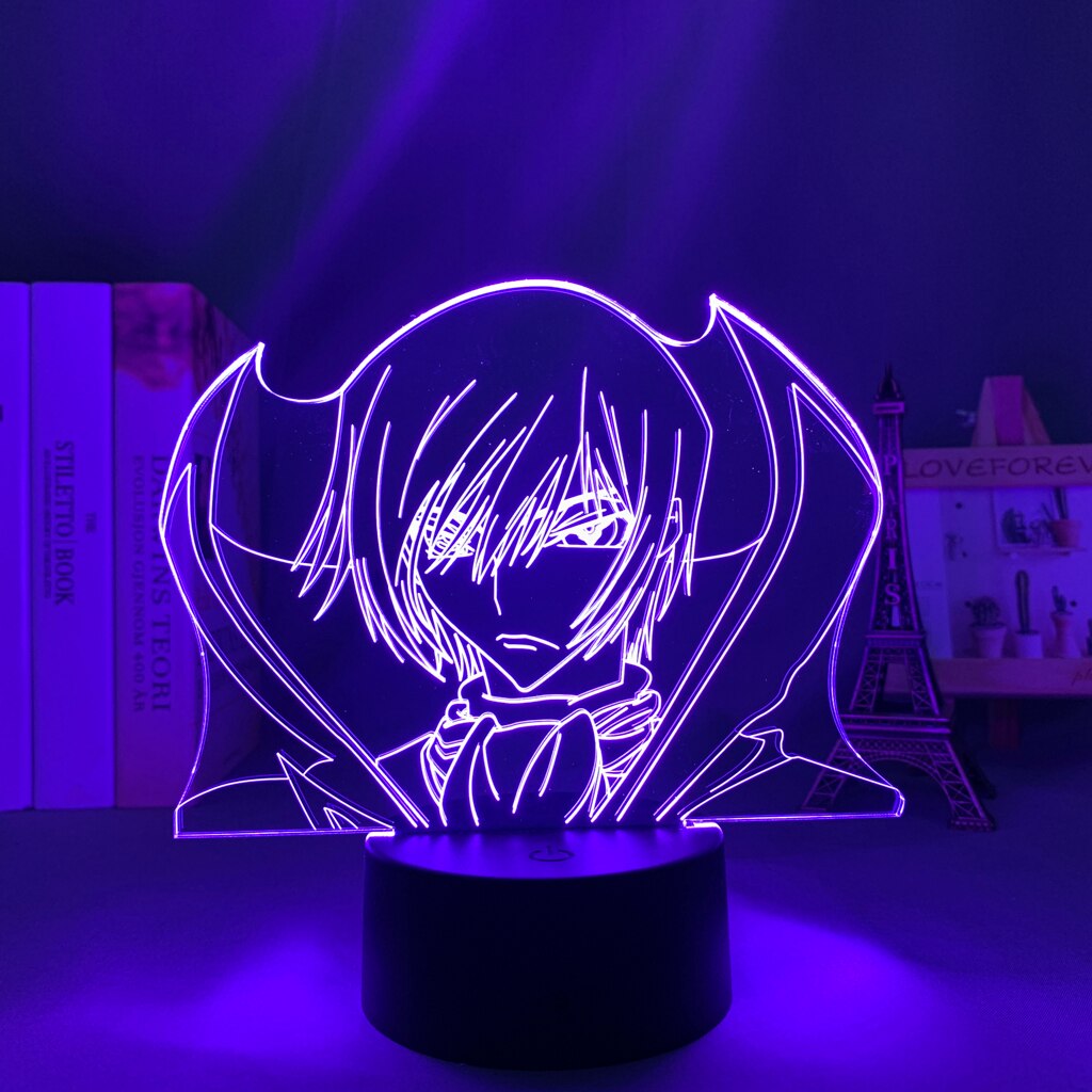 Code Geass Lelouch Lamperouge 3D Lamp