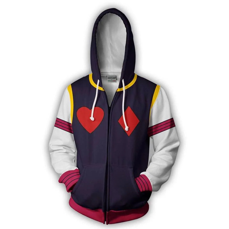 HUNTER x HUNTER Hisoka Joker Cosplay Hoodie