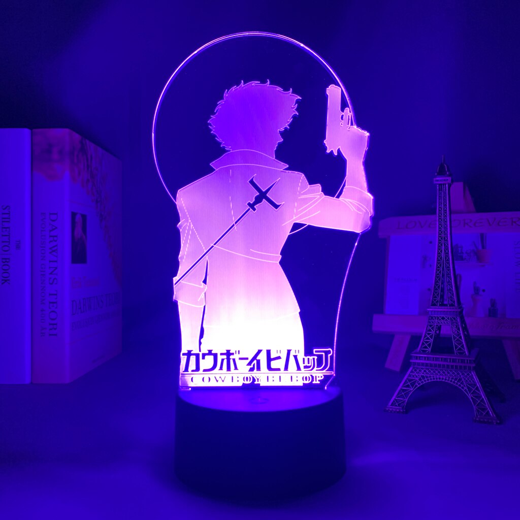 Cowboy Bebop Spike 3D Lamp