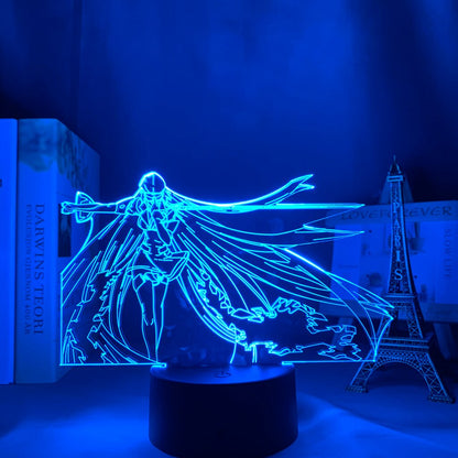 Anime Akame Ga Kill Esdeath 3D Lamp