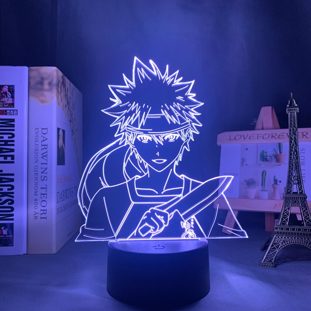 Food Wars Shokugeki No Soma Yukihira 3D Lamp