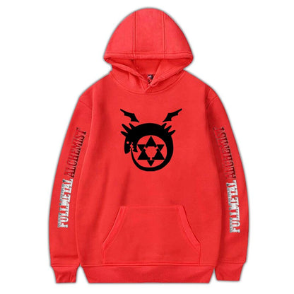 Fullmetal Alchemist Printed Loose Hoodie