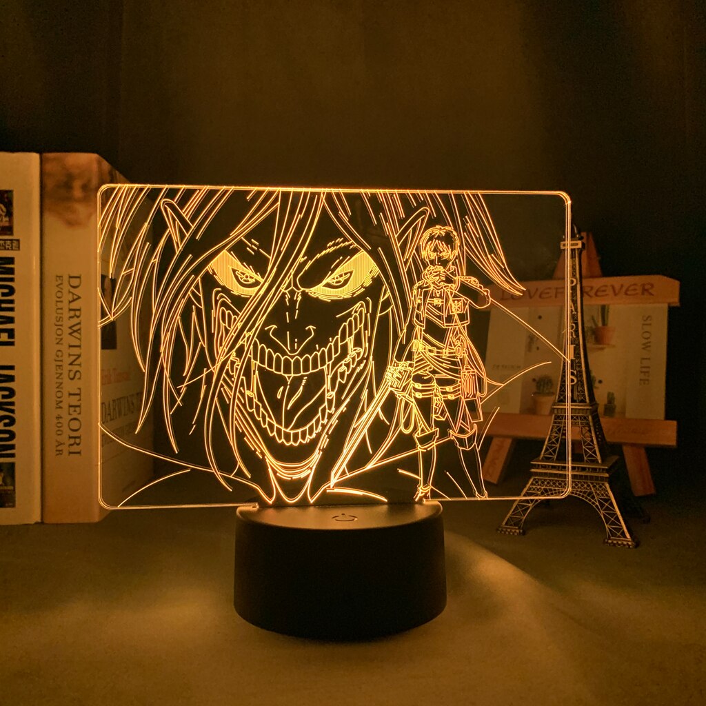 Attack on Titan Hero 3D Lamp