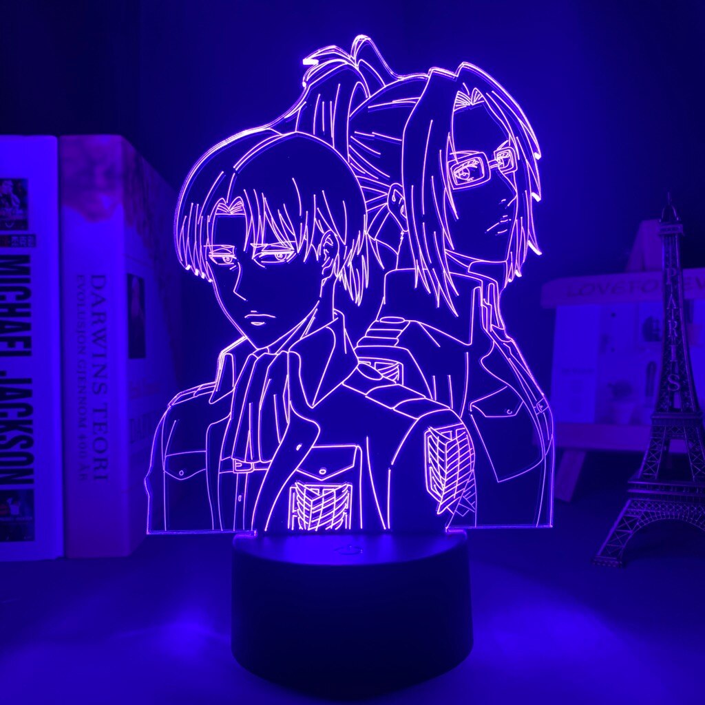 Attack on Titan Hange Zoe Acrylic 3D Lamp