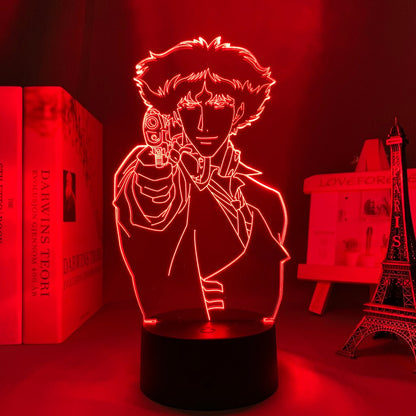 Cowboy Bebop Spike 3D Lamp