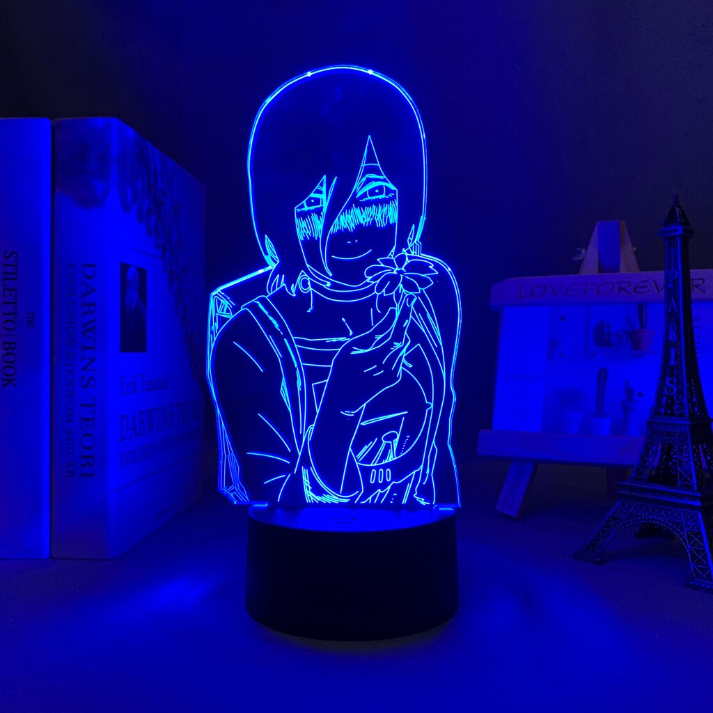 Chainsaw Man Lady Reze Bomb Devil 3D Lamp