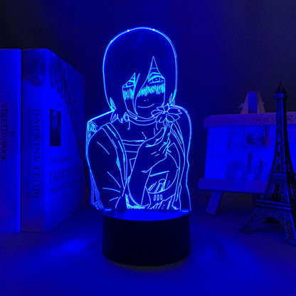 Chainsaw Man Lady Reze Bomb Devil 3D Lamp