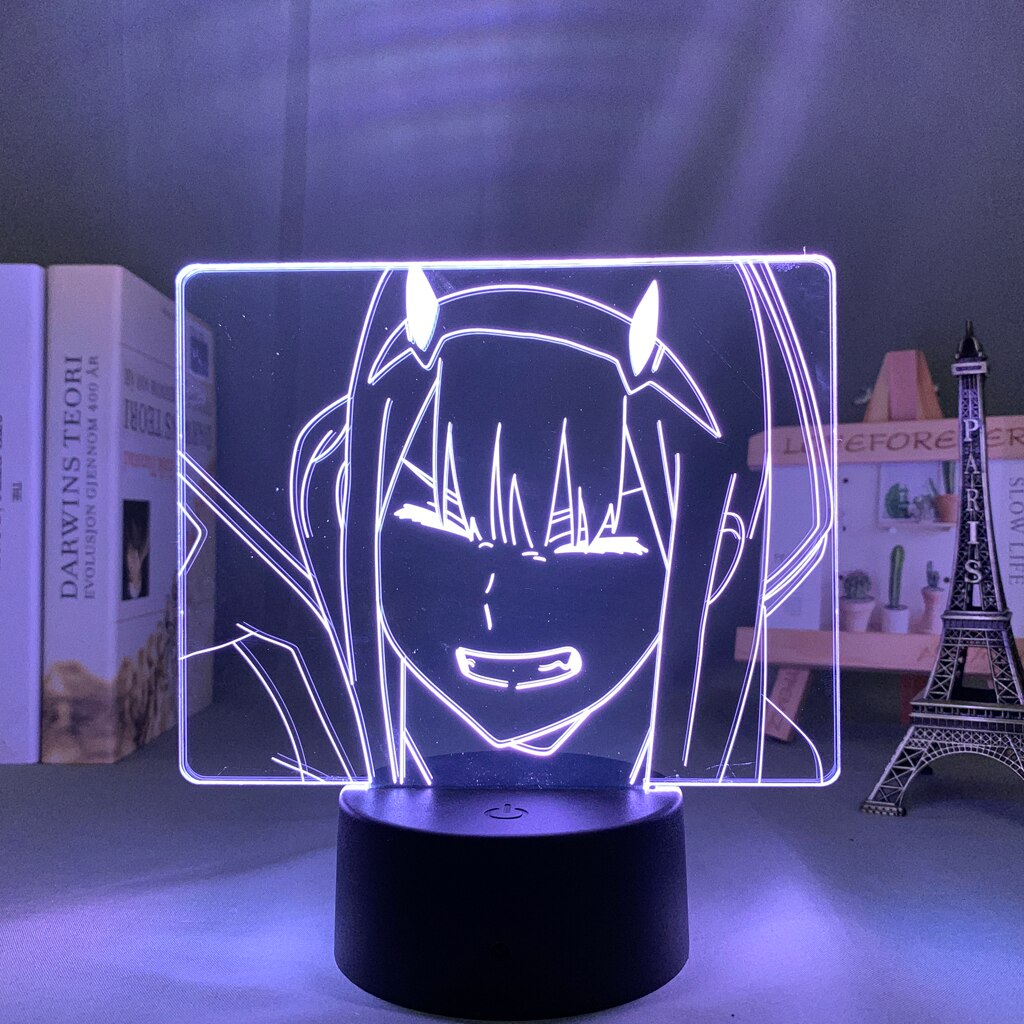 Darling In The Franxx Zero Two 3D Lamp