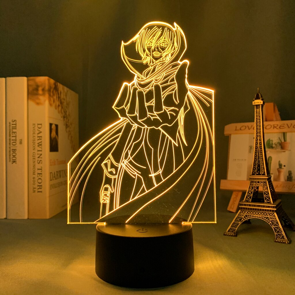 Code Geass Lelouch Lamperouge 3D Lamp