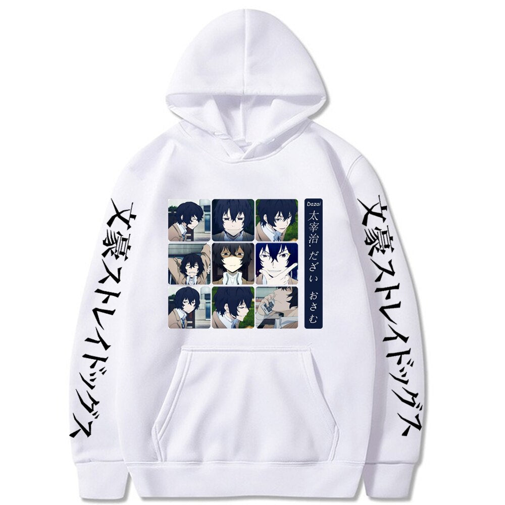 Anime Bungo Stray Dogs Print Men Hoodies