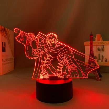 Anime Led Light Berserk Guts 3D Lamp