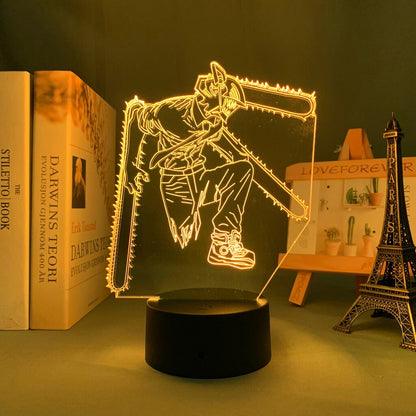 Chainsaw Man 3D Lamp