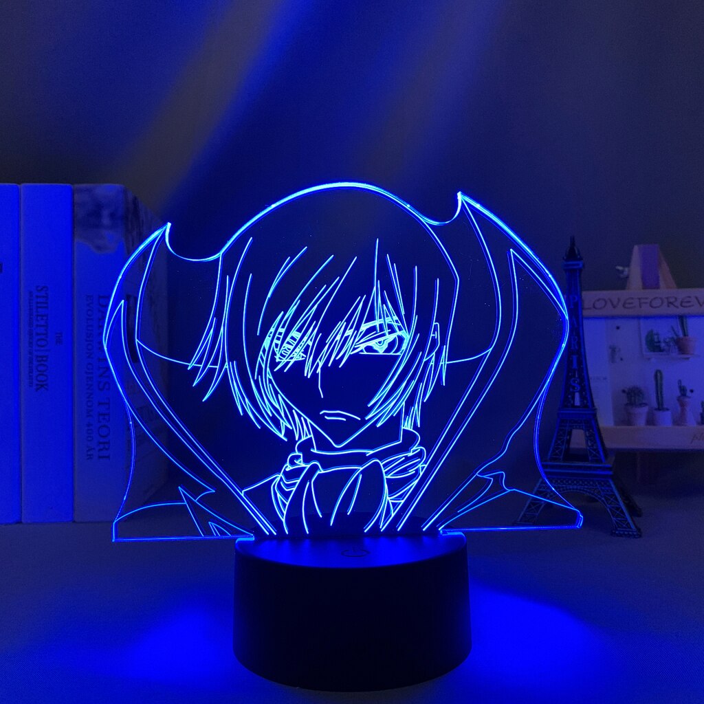 Code Geass Lelouch Lamperouge 3D Lamp