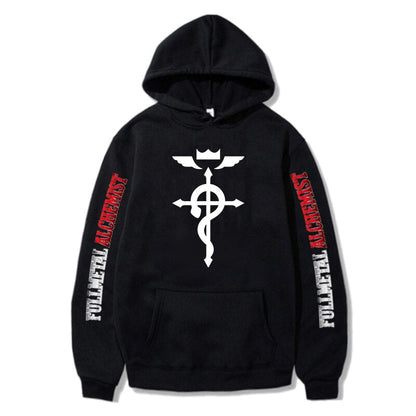 Fullmetal Alchemist Printed Loose Hoodie