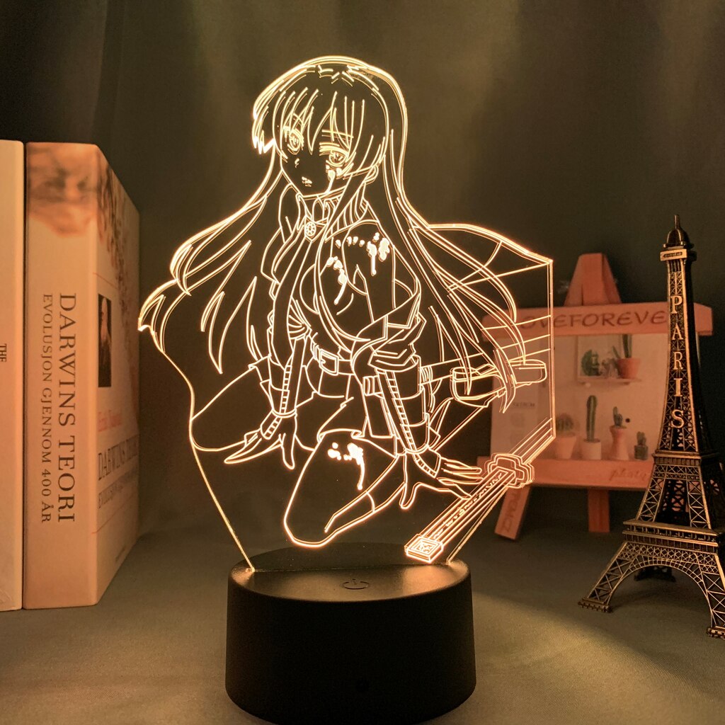 Akame Ga Kill 3D Lamp