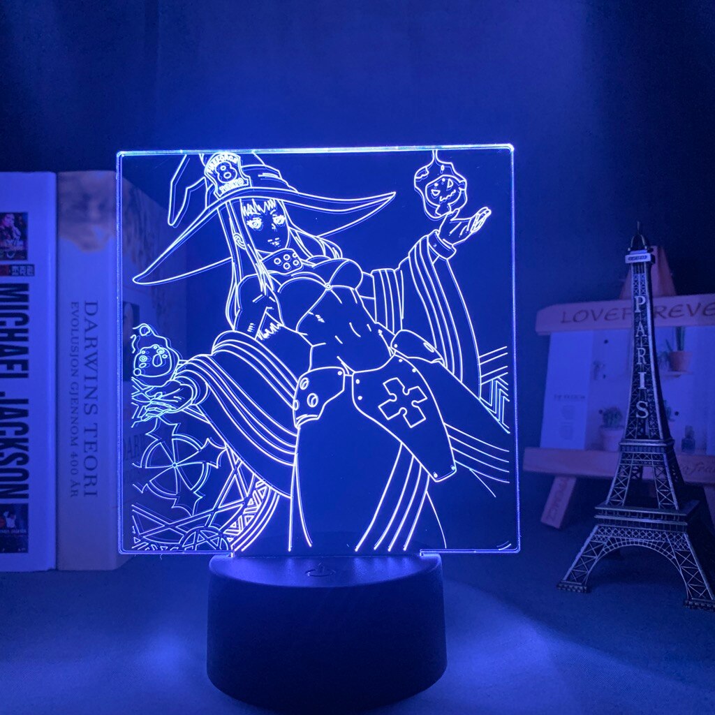 Fire Force Maki Oze 3D Lamp