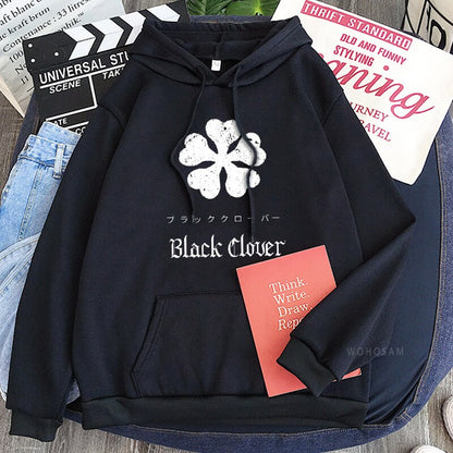 Black Clover Logo Hoodies