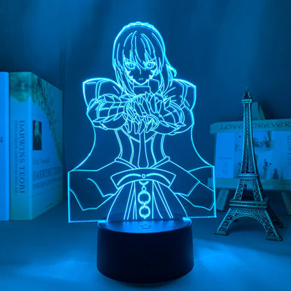 Fate Stay Night Saber 3D Lamp